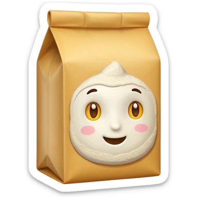 flour package sticker