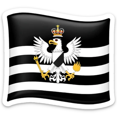 Prussia flag sticker