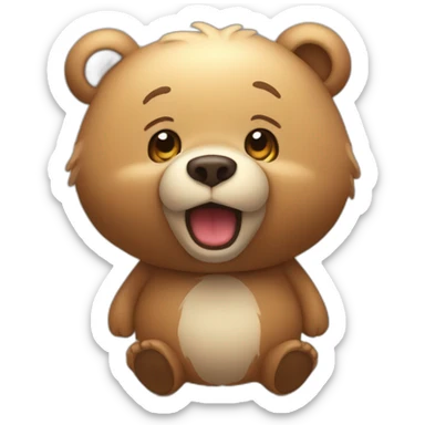 fart bear's sticker