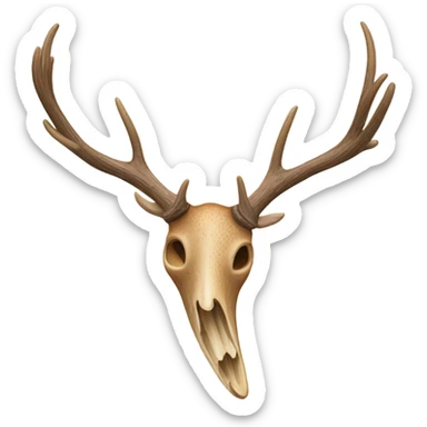 Deer antler sticker