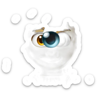 Fotógrafo con cabello corto gorro rojo y cámara Nikon z50 sticker