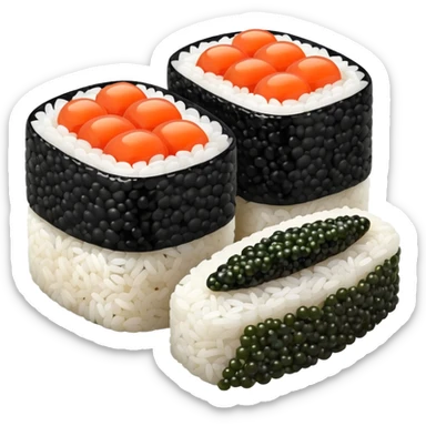 Caviar sushi, one  sticker