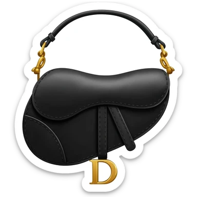 rare saddle dior bag sticker
