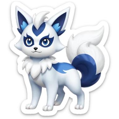 Zangoose-Zorua-Meowstic-Absol-fusion sticker