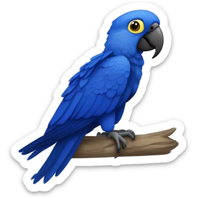 Hyacinth macaw  sticker