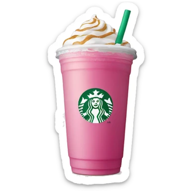 starbucks pink drink  sticker