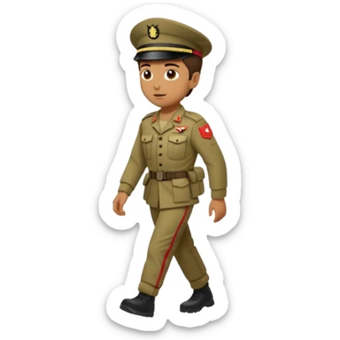 Lebanese forces cross sticker