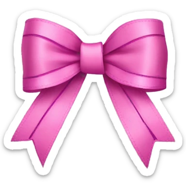 Coquette ribbon sticker