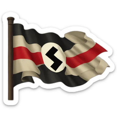 National socialist flag from 1940 sticker