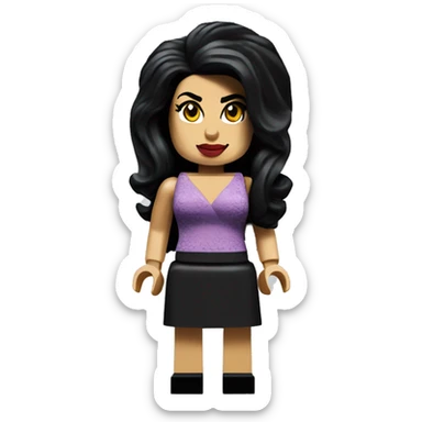 amy winehouse lego full body sticker