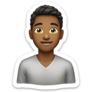 14 year old handsome boy sticker