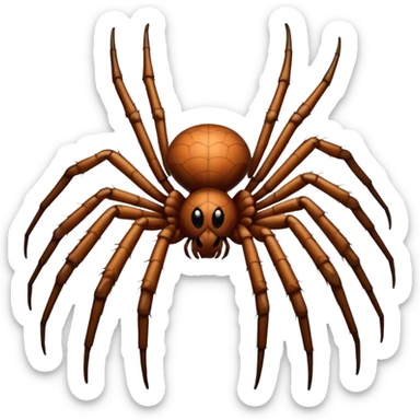 Make a spider crawling sticker