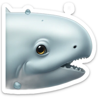 hail beluga sticker