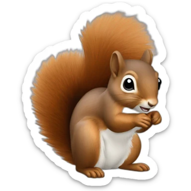 the squirrel was raised by a hurricane sticker