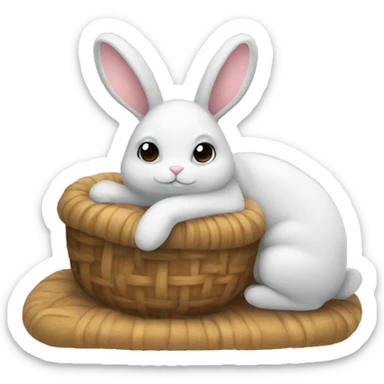 Cosy bunny  sticker