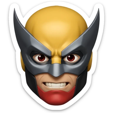 Wolverine from Deadpool & Wolverine movie sticker