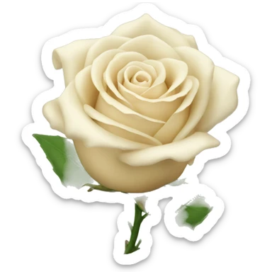 vanilla rose sticker