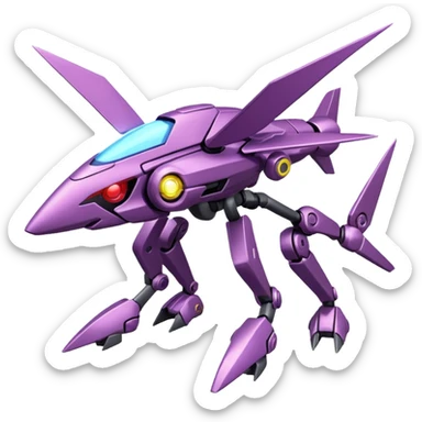 Vikavolt-Genesect-Miraidon-fusion, full body sticker