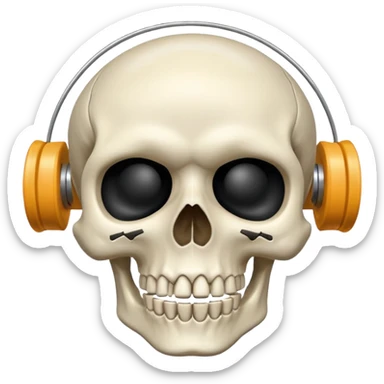Skull Yo-Yo sticker