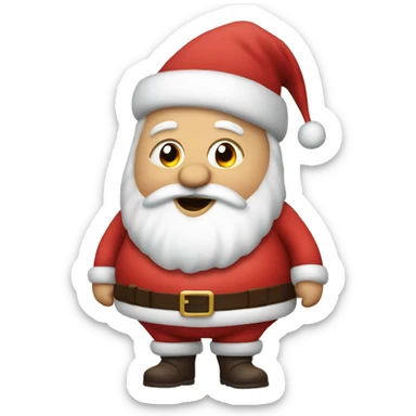 Fat Santa  sticker