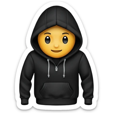 Just a Hoodie without person sticker