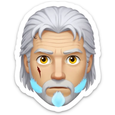 Geral of Rivia from Witcher 3 sticker