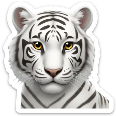 A White Tiger  sticker