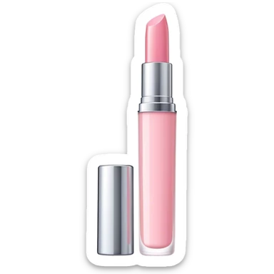 Light pink lip gloss tube  sticker