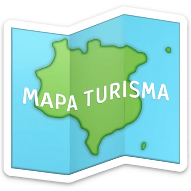 MAPA TURISMO sticker