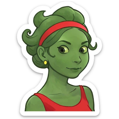 Mujer enojada  sticker