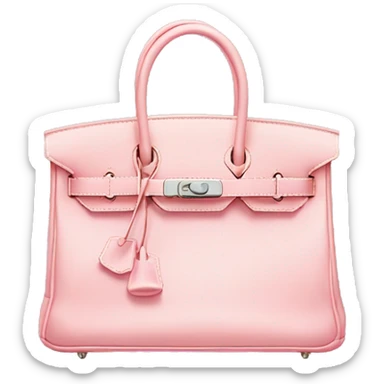 Light pink birkin Hermes bag sticker