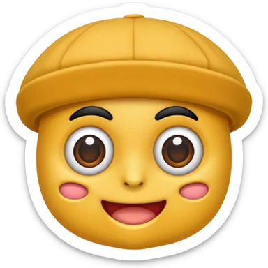 gorro panadero sticker