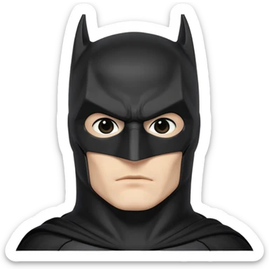 Batman 1989 (white man) sticker