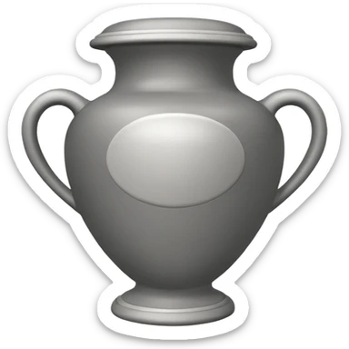grey urn sticker