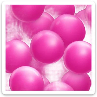 Pink beach ball  sticker