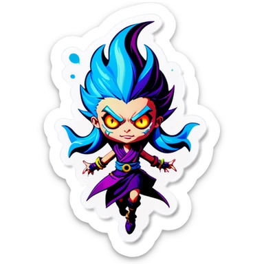 Retarded jinx arcane sticker