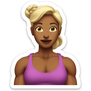 Muscle mommy sticker