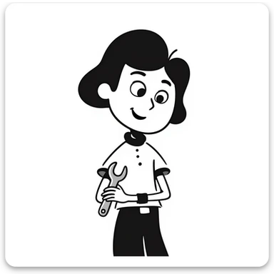 Verda from Fixiki cartoon sticker