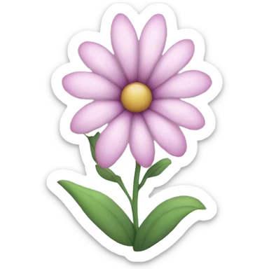 Aesthetic flower sticker