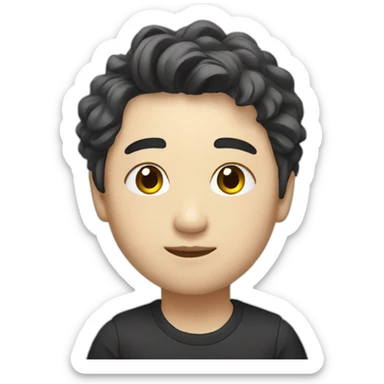 Korean singer Rosean Park sticker