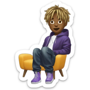 juice wrld bouc sticker