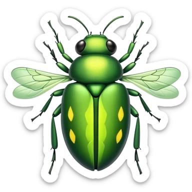 lightening bug sticker