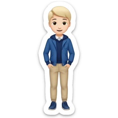 like pinterest boy and good at fashion sticker