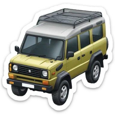 maruti gypsy king 4x4 sticker