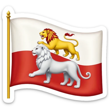 Tibetan flag sticker