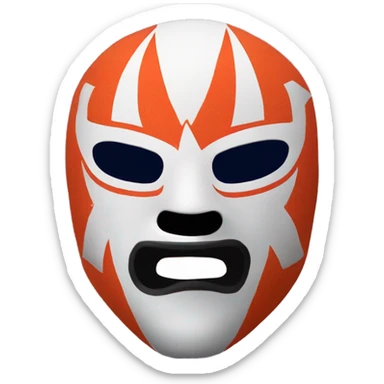 Lucha libre mask santo sticker