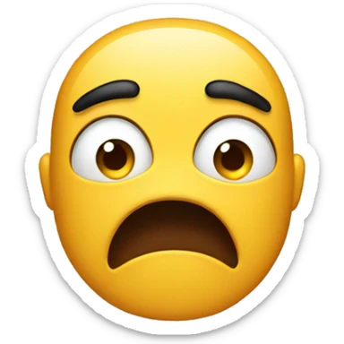 shocked covering mouth sticker