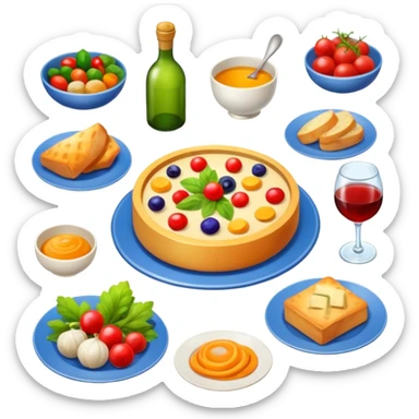 French fine cuisine sticker