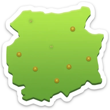 Farm map sticker