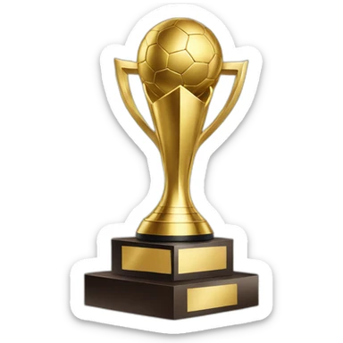 world cup trophy sticker